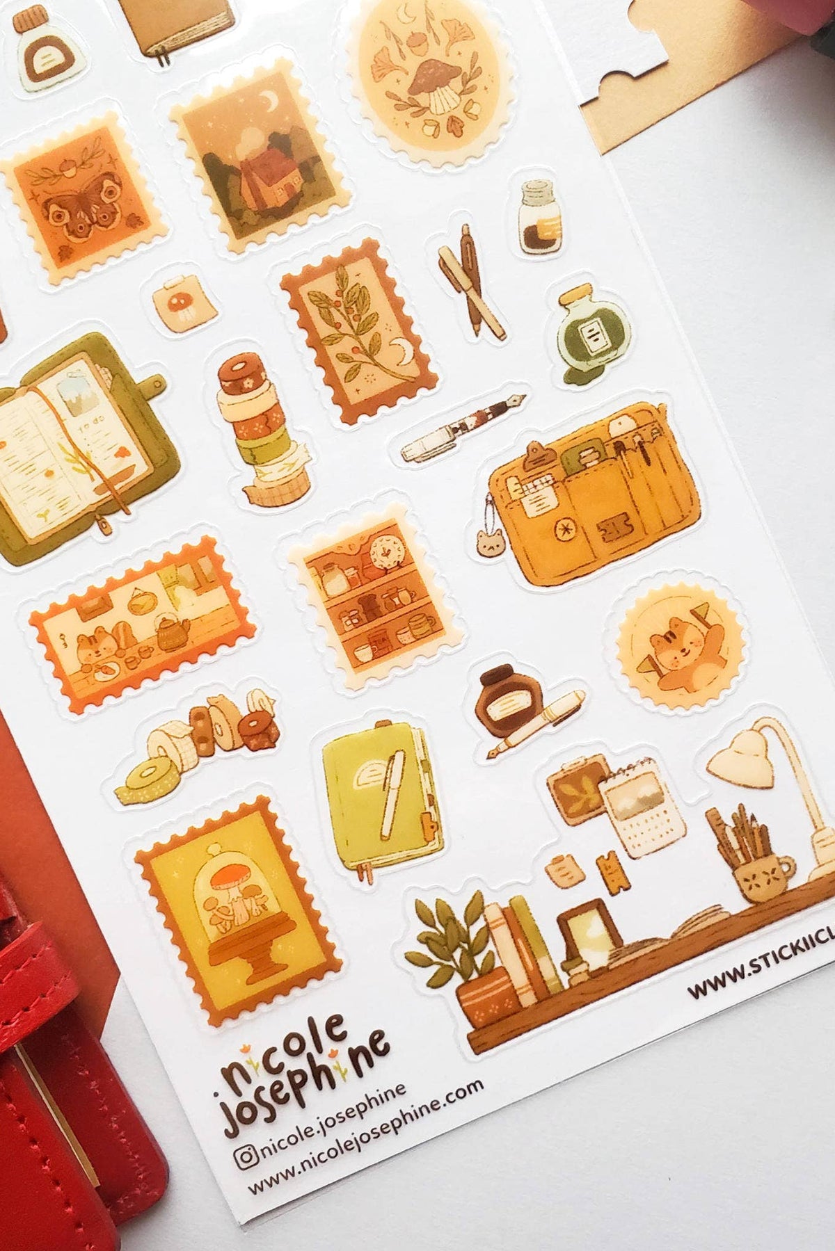Stickii Club x Nicole Josephine - Journaling Faves Sticker Sheet