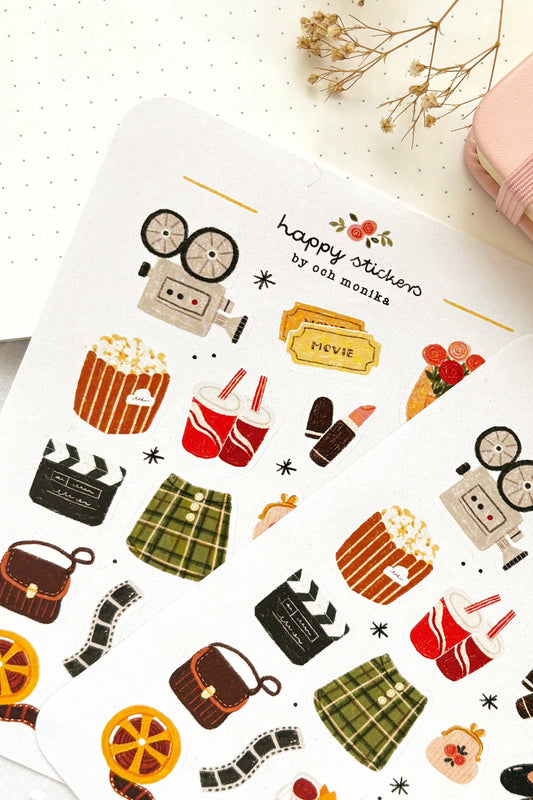 Och Monika - Movie Date | Cinema Night Stationery