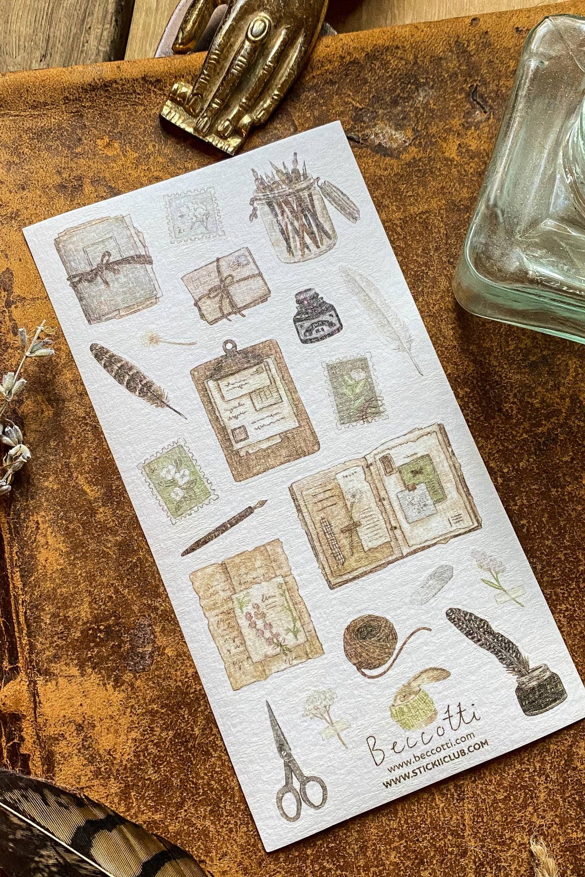 Stickii Club x Beccotti - Study With Me Sticker Sheet