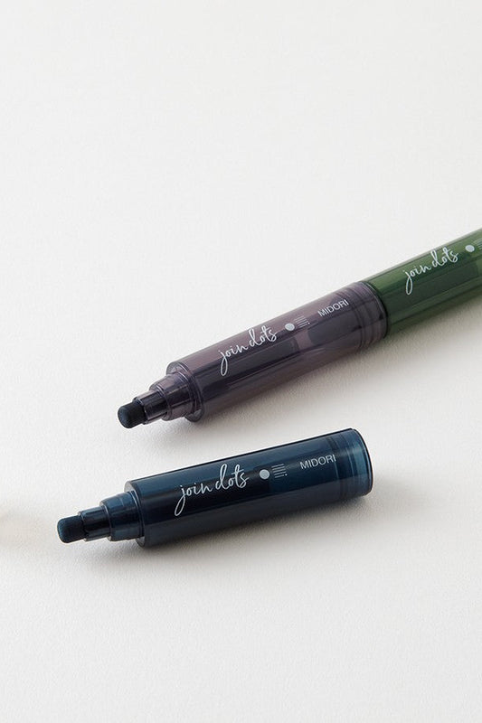 Midori Connecting Pen join dots - Dark