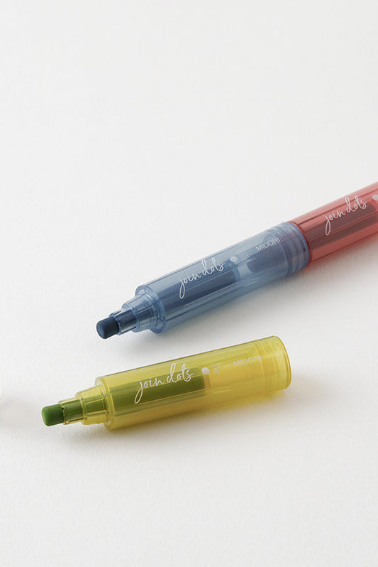 Midori Connecting Pen join dots - Milky