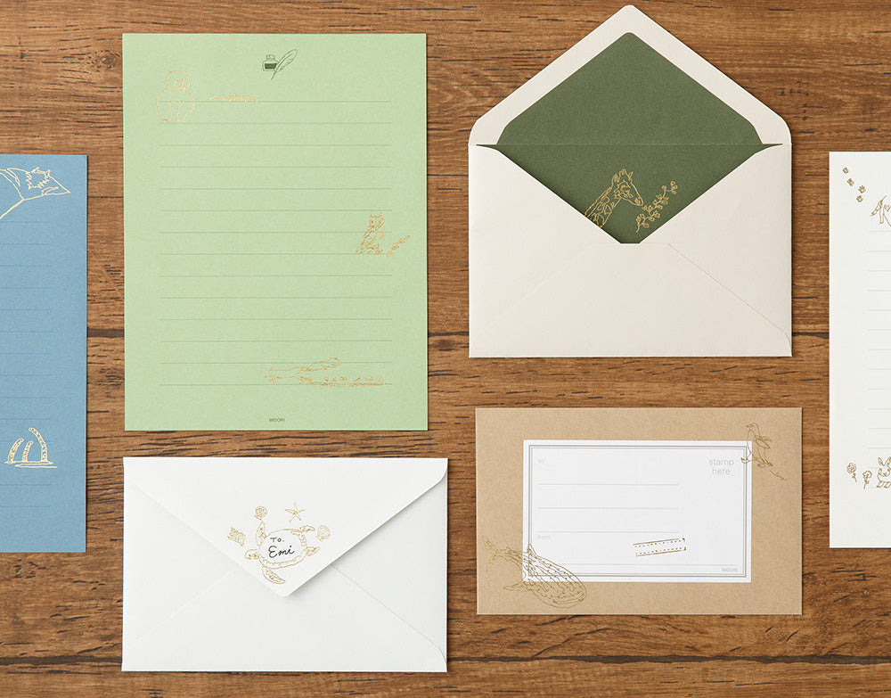 Midori Foil Transfer Sticker - Happy Motifs