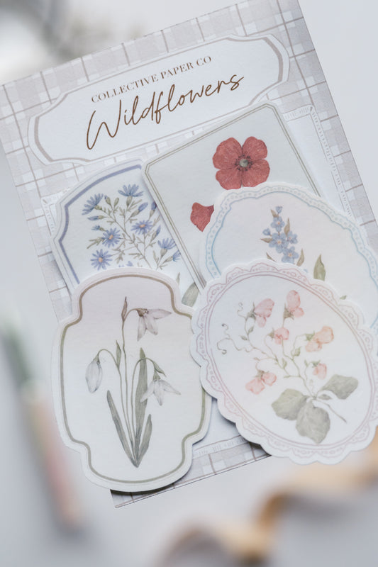 Wildflowers sticker set