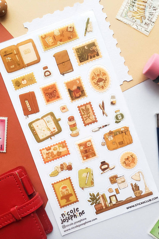 Stickii Club x Nicole Josephine - Journaling Faves Sticker Sheet