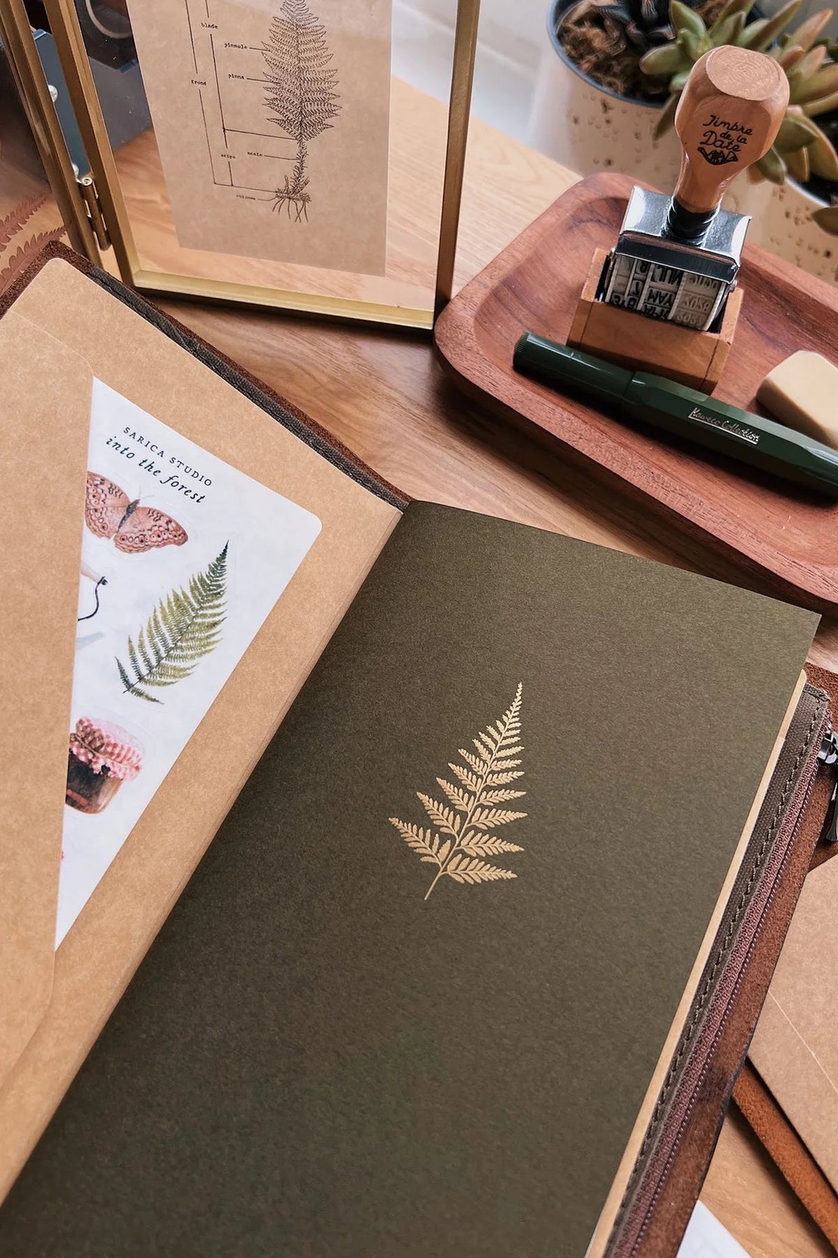 Sarica Studio - Fern Notebook (Standard TN Size)