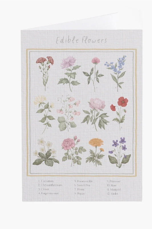 Edible Flowers Card