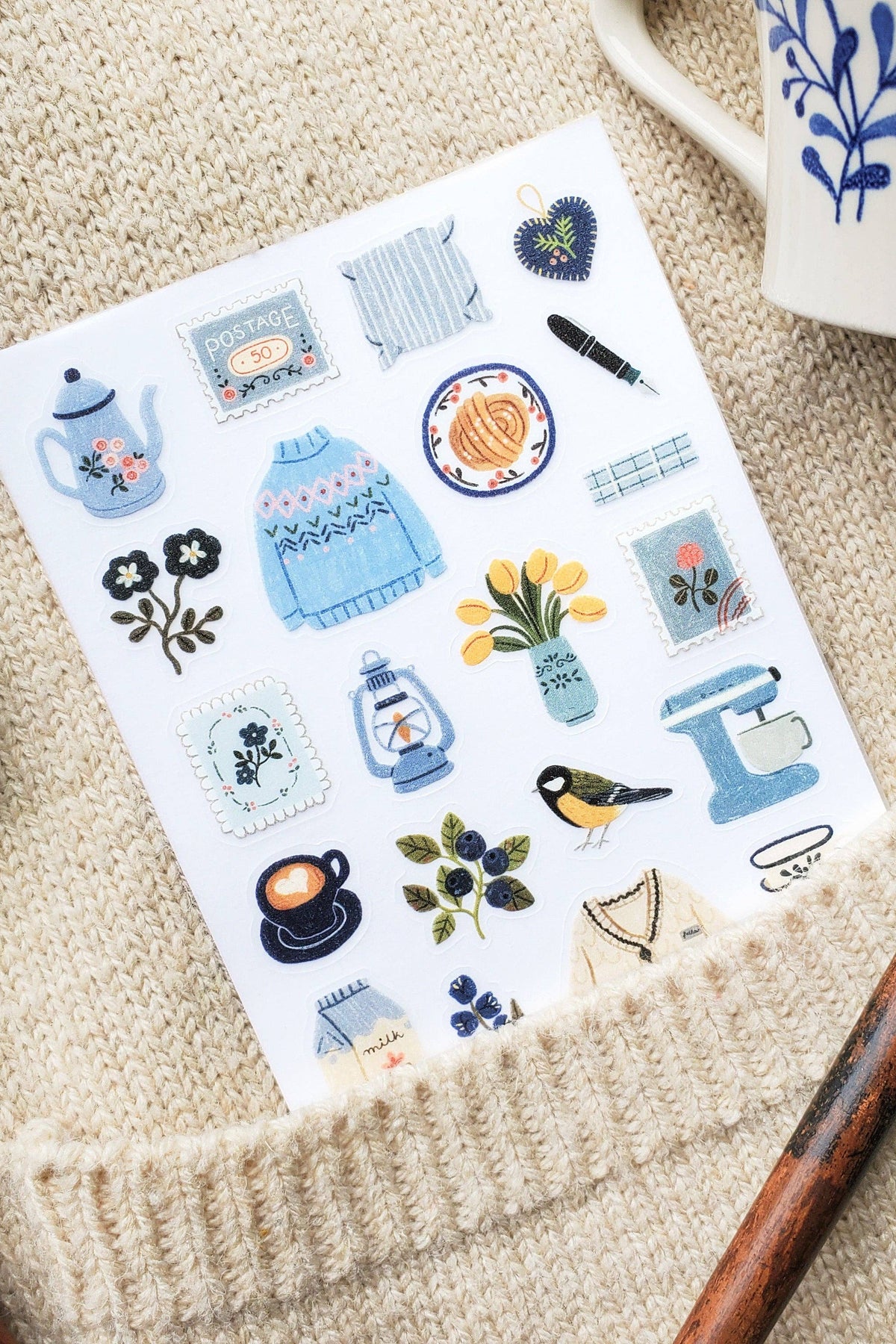 Stickii Club x Och_Monika -Sweater Weather Joy Sticker Sheet