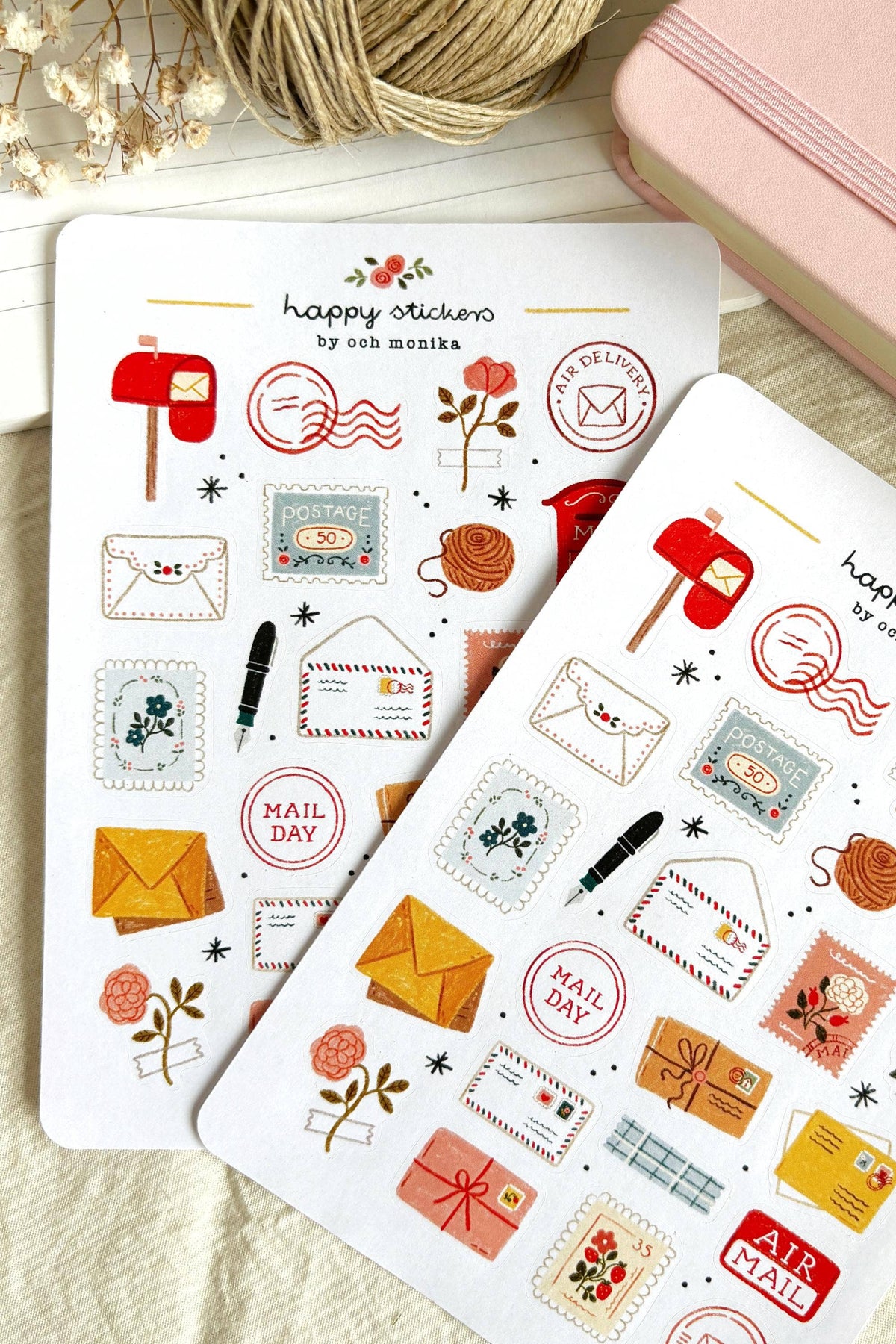 Och Monika - Happy Mail | Snail Mail Stationery