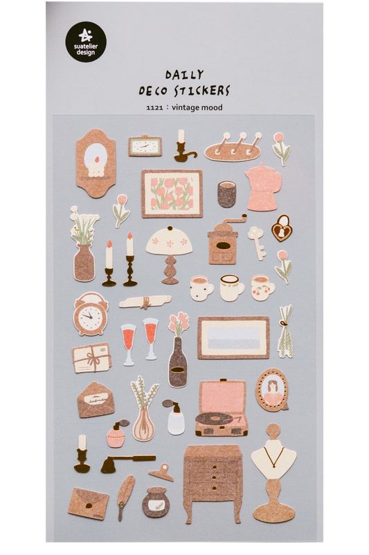 Suatelier Design - Daily Deco Stickers - Vintage Mood 1121
