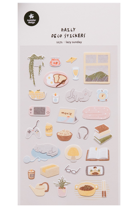 Suatelier Design - Daily Deco Stickers - Lazy Sunday 1171