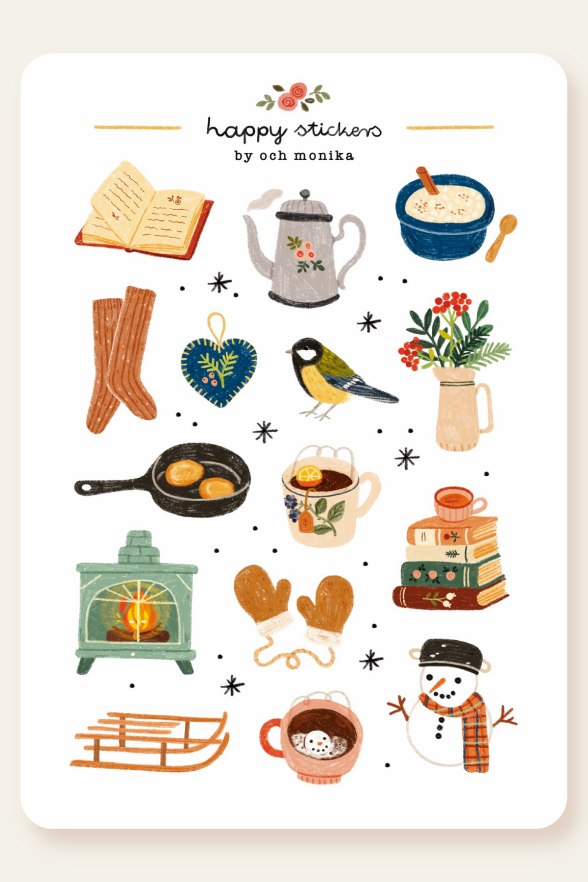 Och Monika - Winter Morning | Cozy Winter Stationery