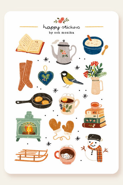 Och Monika - Winter Morning | Cozy Winter Stationery