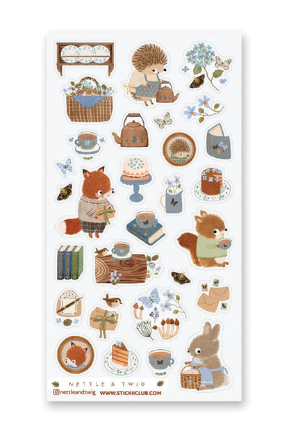Stickii Club x Nettle and Twig -Sweet Forest Gatherings Sticker Sheet