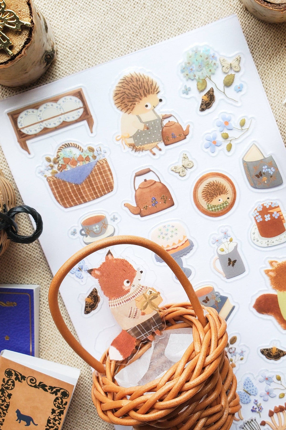 Stickii Club x Nettle and Twig -Sweet Forest Gatherings Sticker Sheet