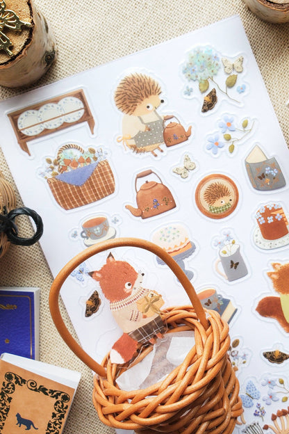 Stickii Club x Nettle and Twig -Sweet Forest Gatherings Sticker Sheet