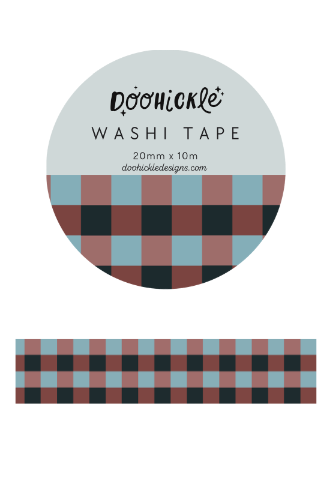 Doohickle Designs - Moody Plaid Washi Tape