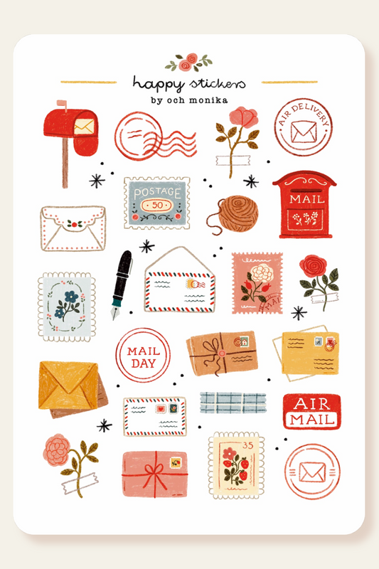 Och Monika - Happy Mail | Snail Mail Stationery