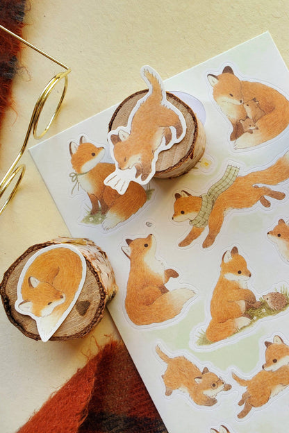 Stickii Club x Beccotti - Lovely Little Foxes