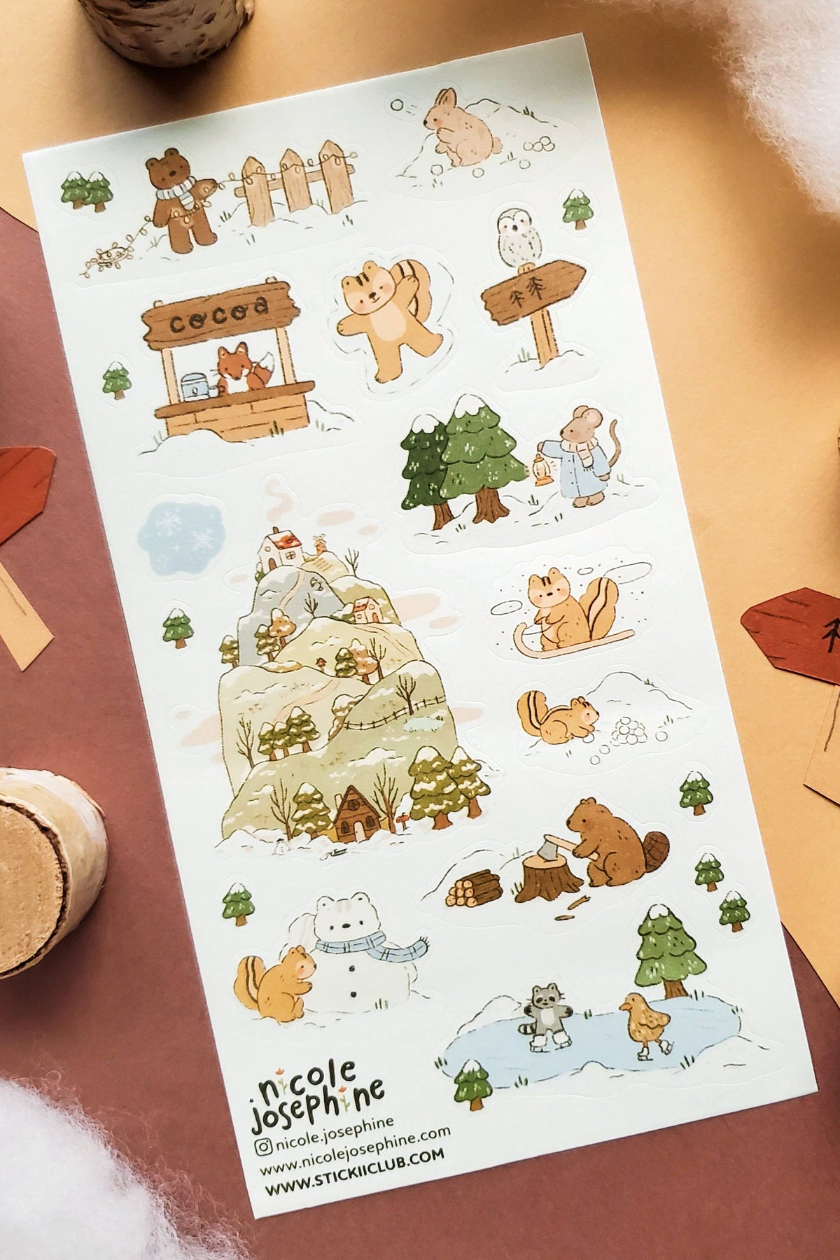 Stickii Club x Nicole Josephine - Woodland Winter