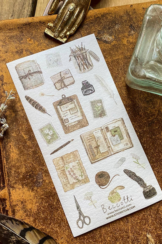 Stickii Club x Beccotti - Study With Me Sticker Sheet