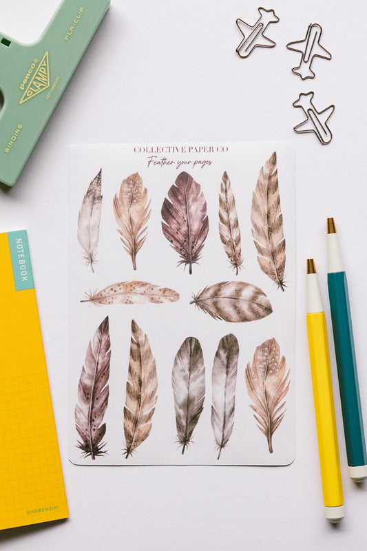 Feather your pages