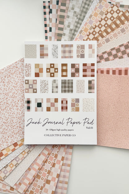 Junk Journal Paper Pad