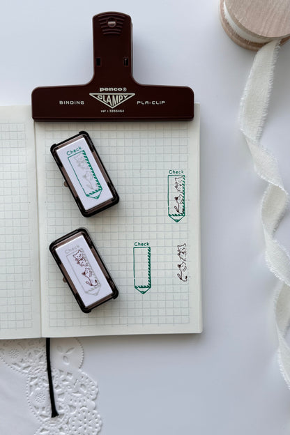 Hancoco Stamp - Check Cats