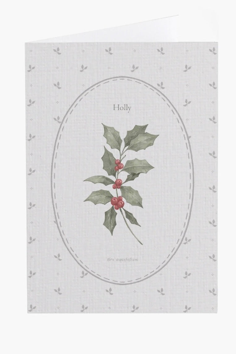 Holly Flower Card