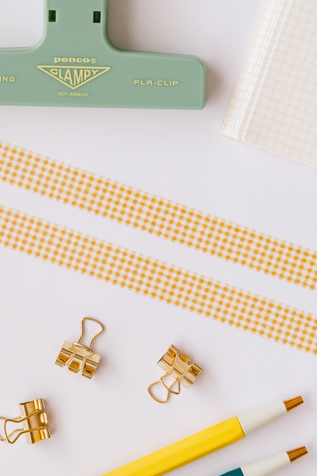 Mind Wave masking tape - MT Yellow Gingham