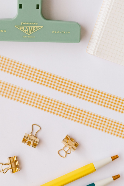 Mind Wave masking tape - MT Yellow Gingham