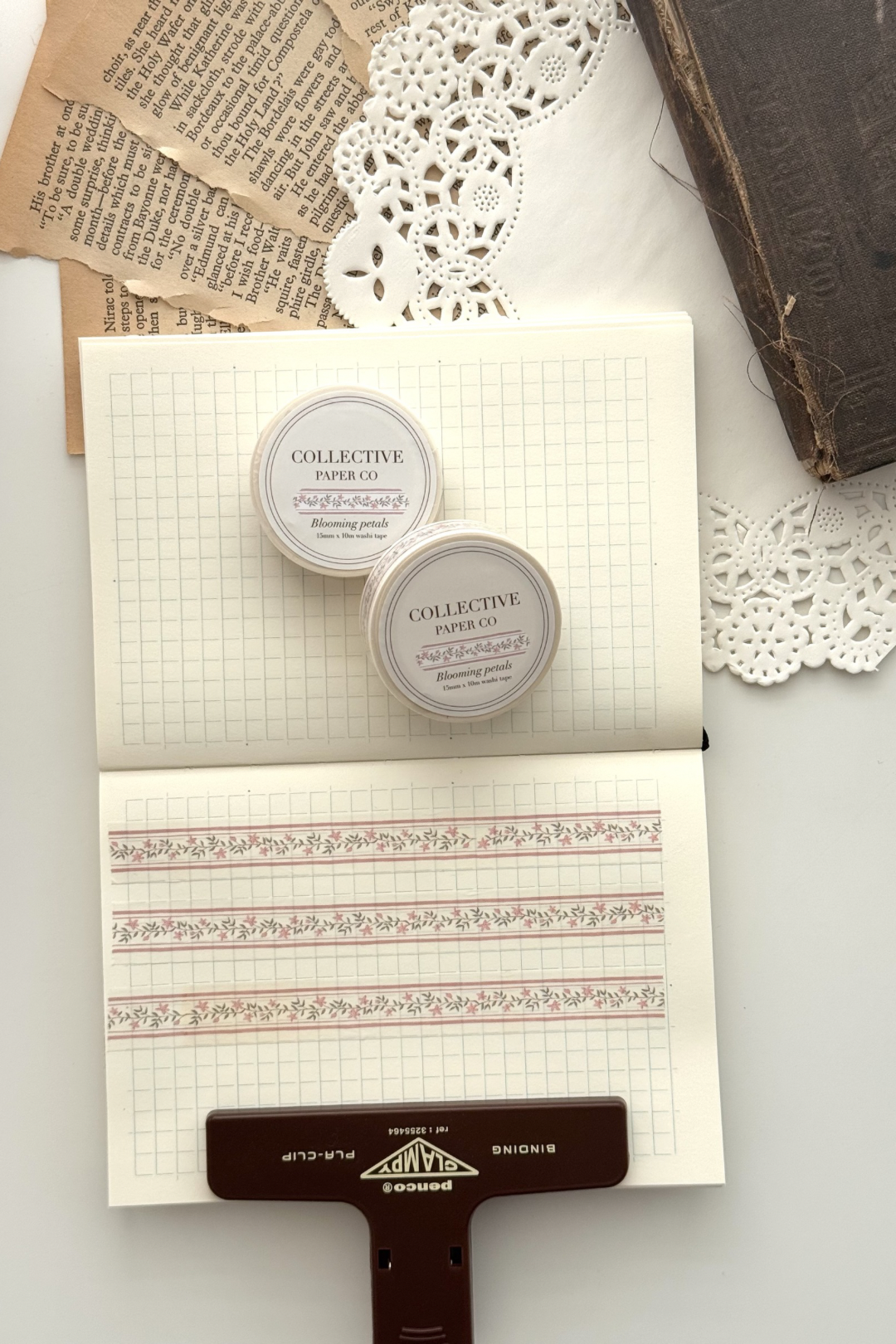 Collective Paper Co washi tape - Blooming petals