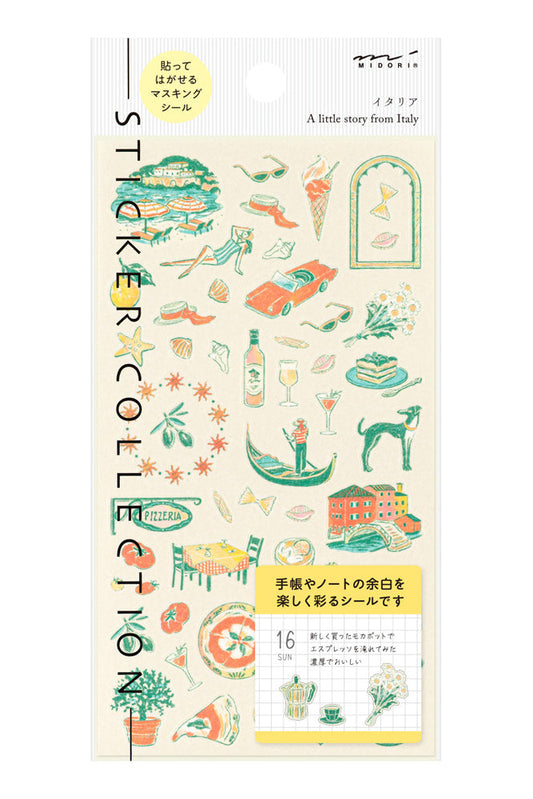 Midori Sticker - A little story from Italy