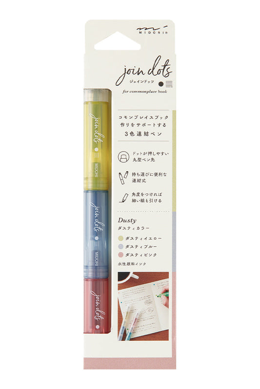 Midori Connecting Pen join dots - Milky