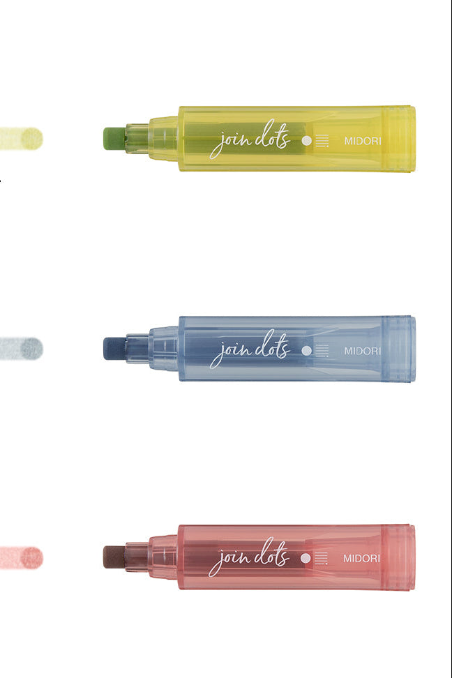 Midori Connecting Pen join dots - Milky