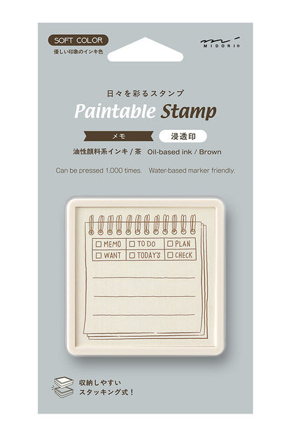 Midori Memo Stamp