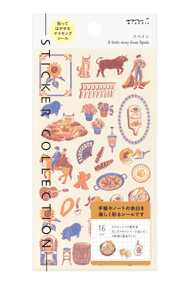 Midori Sticker - A little story from Spain