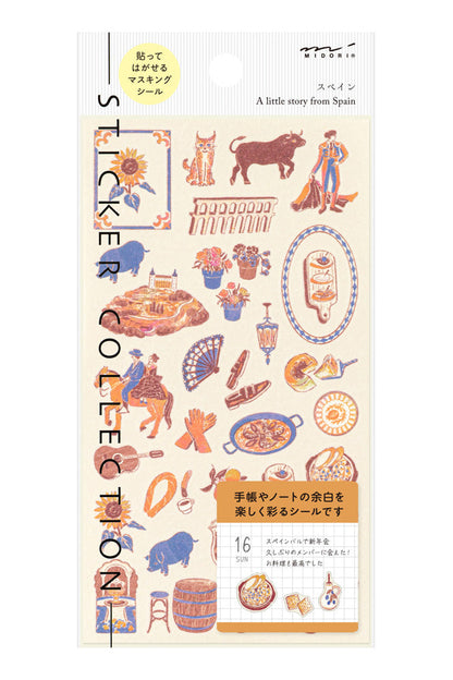 Midori Sticker - A little story from Spain