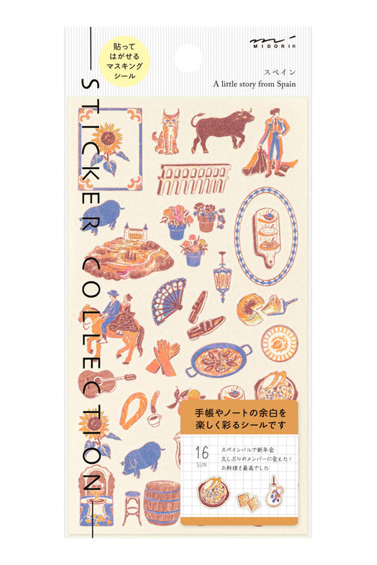 Midori Sticker - A little story from Spain