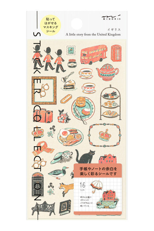Midori Sticker - A little story from the United Kingdom
