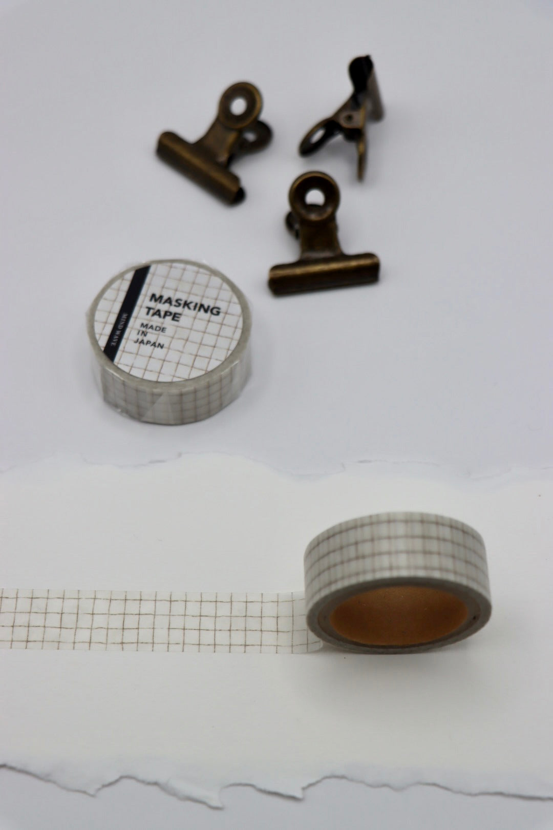 roll of elegant check washi tape by Mind Wave