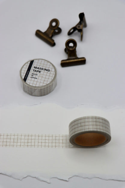 roll of elegant check washi tape by Mind Wave