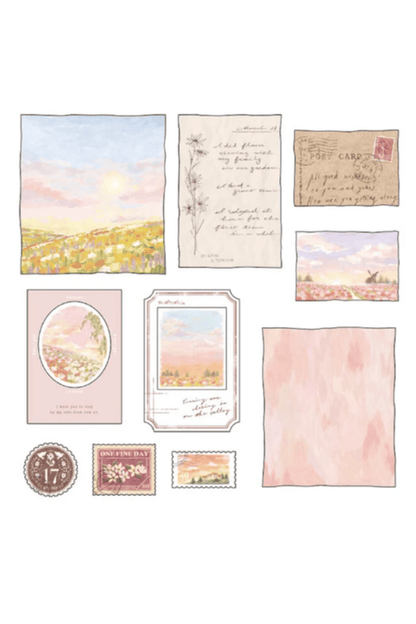 Mind Wave Landscape - Pink Akanegumo