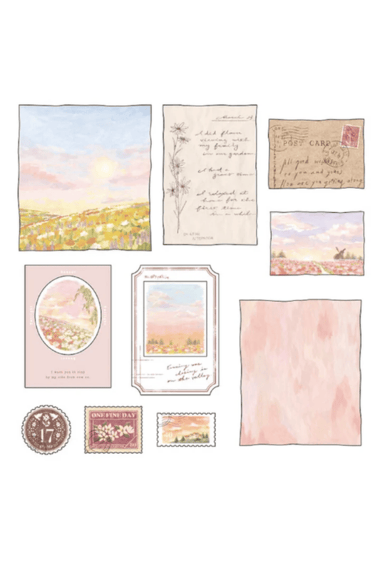 Mind Wave Landscape - Pink Akanegumo