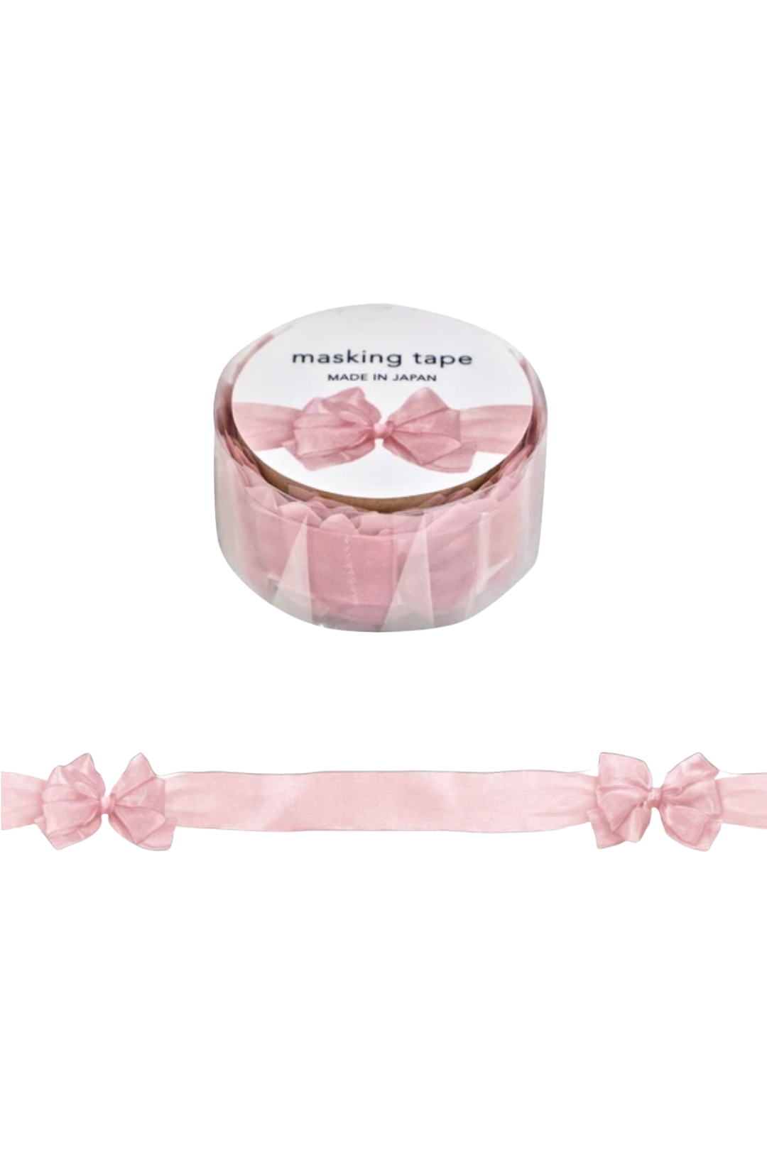 Pink bow washi tape