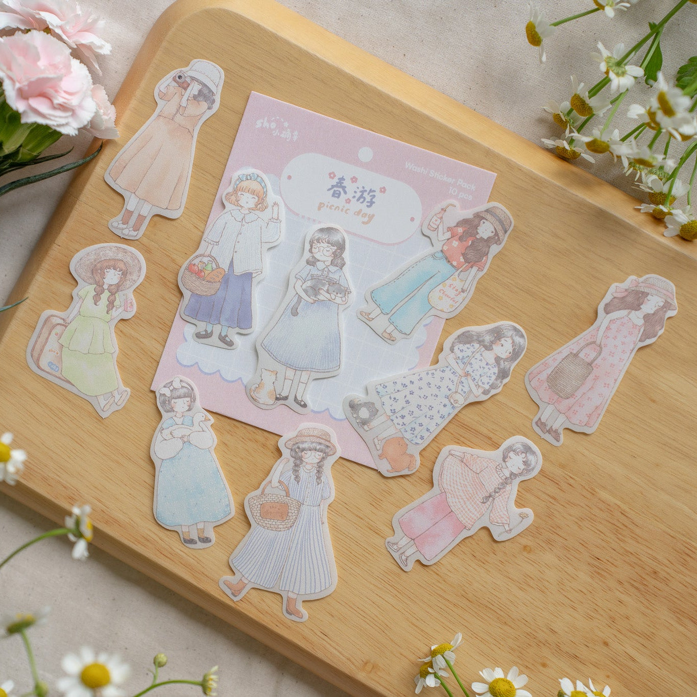Sho Little Happiness – Picnic Day Sticker Pack