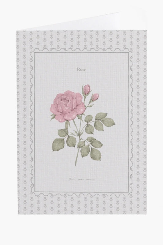 Rose Flower Card