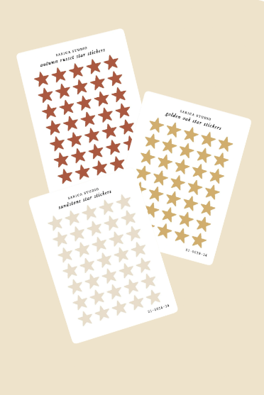 Sarica Studio - Star Stickers