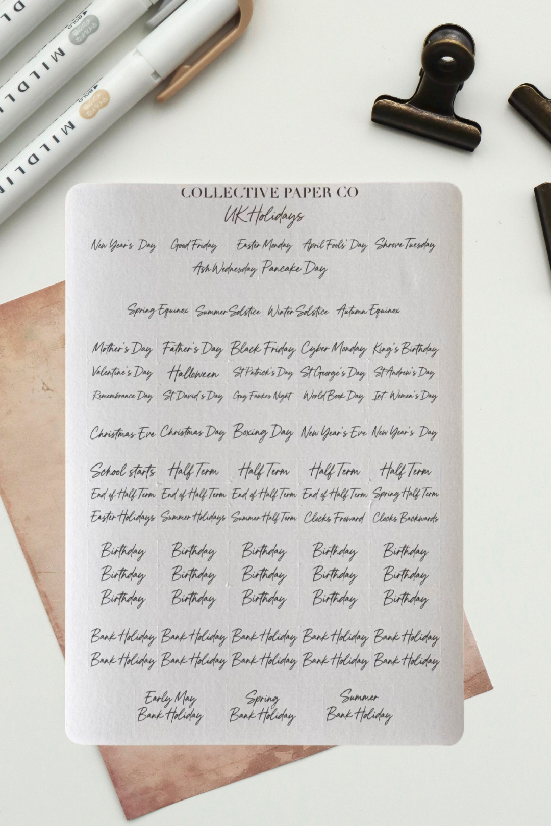 Holiday and special days