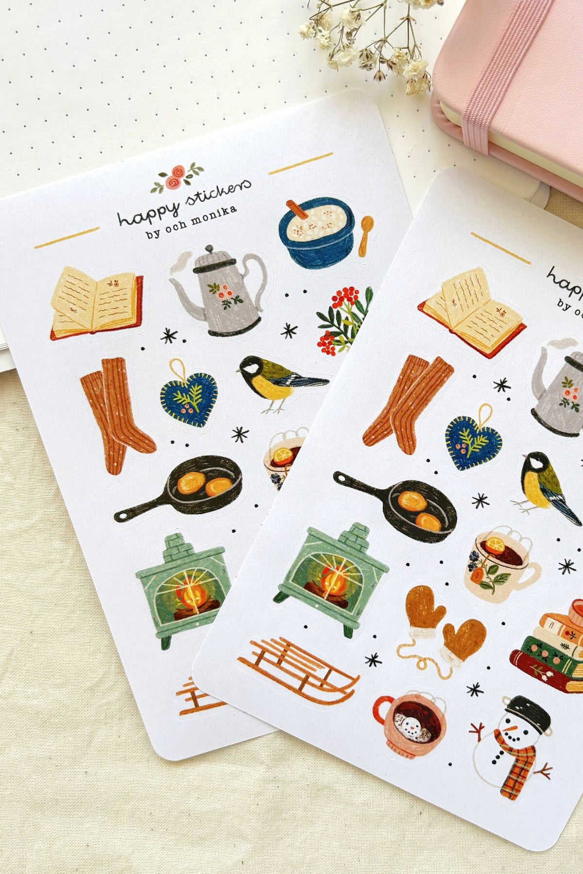 Och Monika - Winter Morning | Cozy Winter Stationery