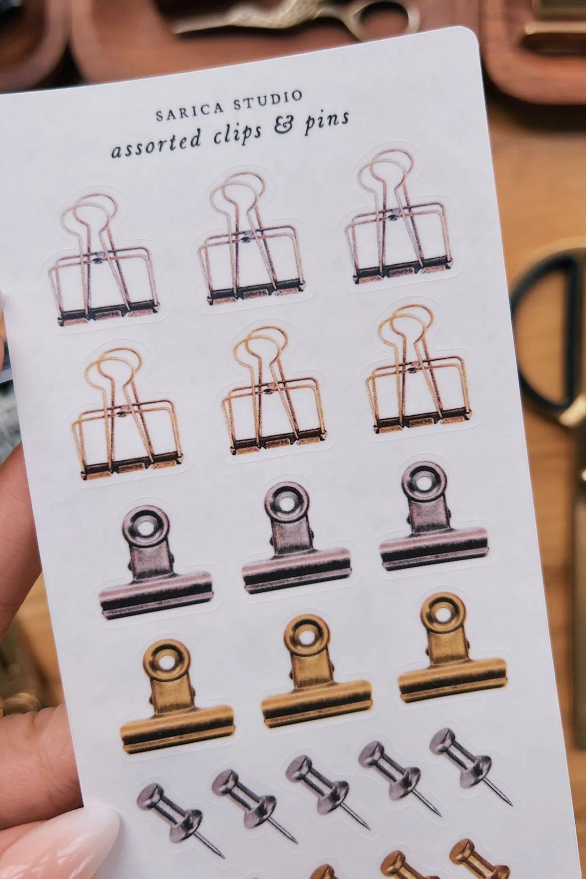Sarica Studio - assorted clips & pins